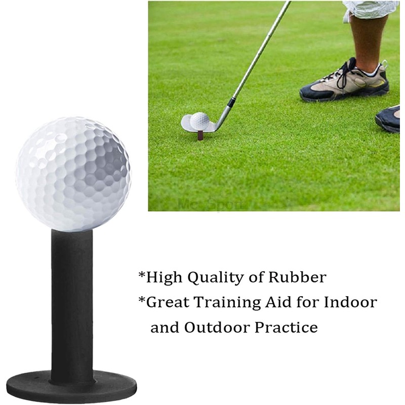 Golf Rubber Tees Driving Range Set, Durable Golf Tee Holder