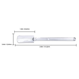 Beauticom 100 Pieces Refill CLEAR Extra Nail Art Color Display Tip Sticks