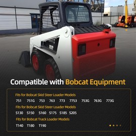 JAVOUKA Filter Kit 6598362 6598492 6675517 6667352 6661248, for Bobcat 751 751G 753 763 773 7753 753G 763G 773G S130 S150 S160 S175 S185 S205 T140 T180 T190, Air & Fuel & Oil & Hydraulic Filter