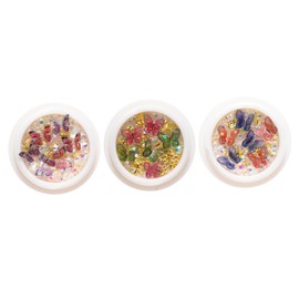 Minkissy Nail Rhinestone Rivets Set Nail Chars Manicure Charm Stickers Decorations