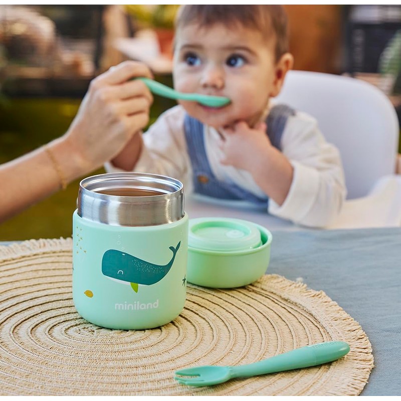 Miniland - Baby Thermos for Food 280 ml Made of