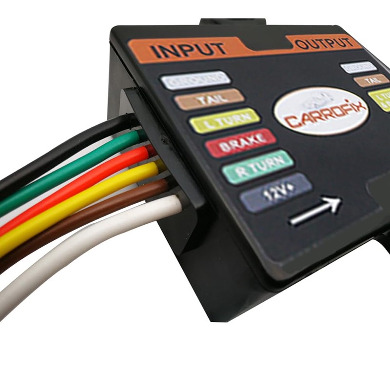 CARROFIX Convertidor de luz trasera de remolque de 3 a