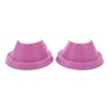 6.5in 2 Pcs Purple Car Speaker Baffle Kits Silicone Horn