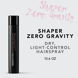 Sebastian Professional Shaper Zero Gravity Hairspray | Brushable-Lightweight, Flexible Hold | 10.6 oz