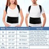 Corrector de postura de espalda para mujeres y hombres -
