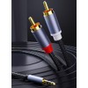 Unifizz 3.5mm to RCA Cable, 26FT RCA Male to Aux