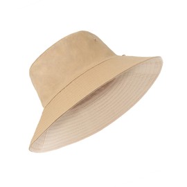 Zylioo Oversize XL Cotton Bucket Hat, Large Reversible Fisherman Hats, Double Side Wear Fishing Hat Summer Sun Hat