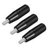sourcing map 3 Pcs Revolving Handwheel Machine Handle M6 Male