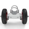 Blütezeit Rolling Gate 6'' Heavy-Duty Rubber Wheel Carrier 2pcs, Double-U
