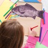 Tofficu Pencil Case in Fish Shape - Case with Zip,