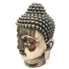 Buddha Head Bronze Statue Figurine New