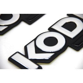 Side and Front Emblems Bowtie Ornament Logo Compatible with Chevy Kodiak Adhesive Backing. Includes Three Emblems