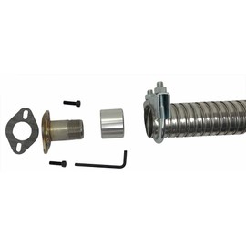 GenExhaust for Predator 5000 Generator 1-1/2" Galvanized Steel Flexible Tubing Exhaust Extension (2 Feet)