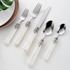CATHYLIN REVERIE Collection 18/10 Stainless Steel Vintage Flatware set,Sliverware set,Dishwasher