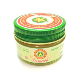20 grams (net weight), golden star balm, cao Sao Vang Vietnam, aromatic balm by Golden Star Balm