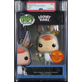 Freddy as Bugs Bunny PSA Graded 9 Mint, Collectible Vinyl Figure #98, Fully Encapsulated Bundle with Compatible Funko Pop! PSA Hard Protector Case,