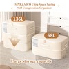 Compression Storage Bags for Bedding, 68L Ultra Space Saving Self