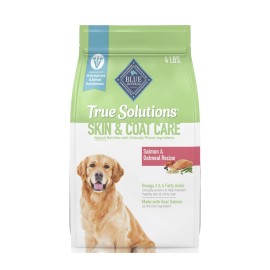 Blue Buffalo True Solutions Skin Coat Care Dry Dog Food Salmon 4 lb