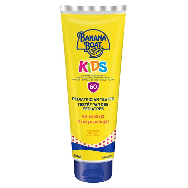 Banana Boat Kids Tear Free Sunscreen Lotion, Broad Spectrum, SPF 60, 240mL