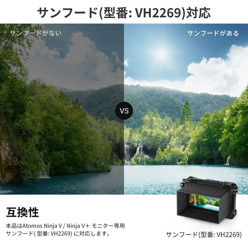 SMALLRIG Atomos Ninja V/Ninja V+ Monitor Cage - CMA2209