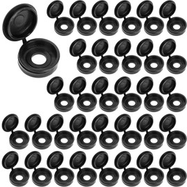 LICQIC Cover Caps for Screws, Folding Screw Cover Caps Plastic, Plastic Screw Caps for Number 4-6 Screws