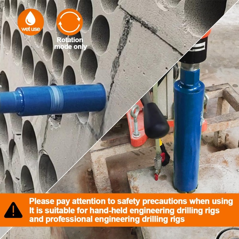 Wet Diamond Core Drill Bits 2 1/2"/63mm - BRSCHNITT Concrete