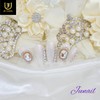 Gorgeous outing handmade nail tips - Long Almond / 화려한외출
