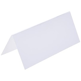 Papermania 90 x 100 mm Table Place Settings Folded Card, Pack of 20, White
