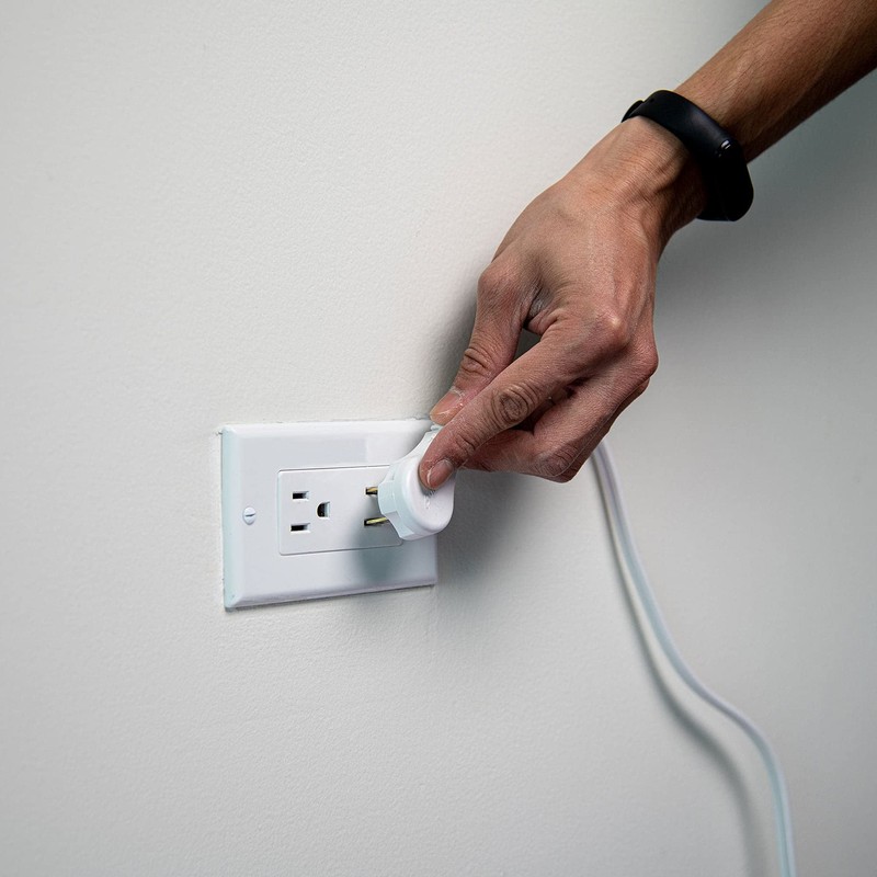 Volteck ED-2B, Extensión eléctrica doméstica, 2 m, blanca