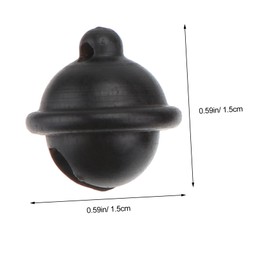 TEHAUX 4pcs Small Bell Adornment Wood Festival Decoration Bells Random Style Hanging Decor for Home Office Christmas Tree and Party Events