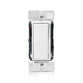 Leviton Decora Slide Dimmer Switch for Electronic Low Voltage and Dimmable LED Bulbs, DSE06-10Z, White