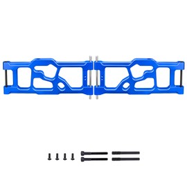 GoHobby Aluminum Rear Lower Suspension Arms for ARRMA Kraton 8S BLX 1/5 Scale RC Truck (1 Pair), Replaces ARA330590 Upgrades (Blue)