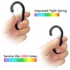 sprookber 2" Small Carabiner Clip, D Ring Caribeener, Spring Snap