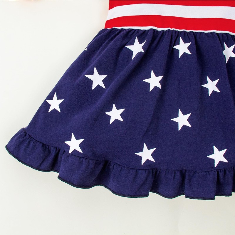 Magic Park Baby Girls Independence Day Dress Toddler Girl 4th