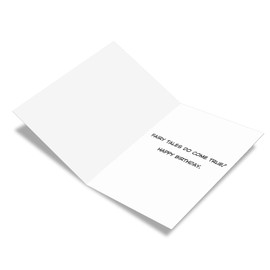 NobleWorks - 1 Happy Birthday Card Funny - Cartoon Humor for Birthdays, Stationery Joke (Buyer Discretion Advised) - Little Red Riding Hood 4708