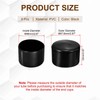 PATIKIL 66mm/2.6" Rubber End Caps, 6 Pcs Screw Caps Covers
