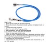 G5/8-14 1 Universal CO2 Gas Cylinder Soda Hose Adapter 1m