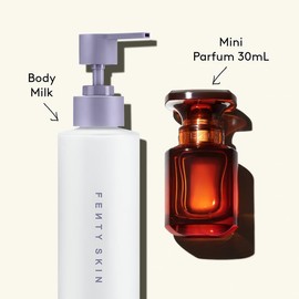 Fenty Beauty Rich Drip Duo: Fenty Eau de Parfum + Butta Drop Whipped Oil Body Cream Perfume Fragrance Bundle - Combined Variations: 30ml Parfum + Body Milk