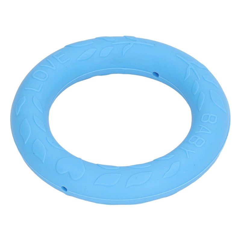 5pcs Baby Soft Silicone Teething Ring Toy Infant Safe Elastic