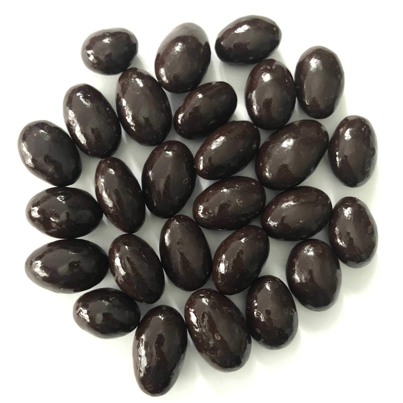Dark Chocolate Covered Almonds - Crunchy Almonds Drenched in Rich