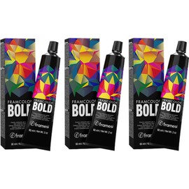 Framesi 3 Pack Framesi Framcolor Bold Hair Coloring Cream 2 Oz Titanium