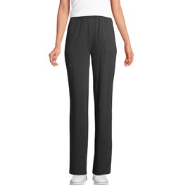 Lands' End Women s Sport Knit Pants Dark Charcoal Heather Regular Large