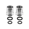 2 pcs Faucet Adapter Kit, Copper M22 to M24 Male