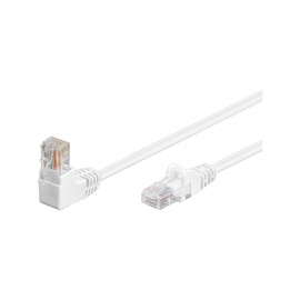 1X90Â ° Cat 5-0500 U/UTP White 5 m