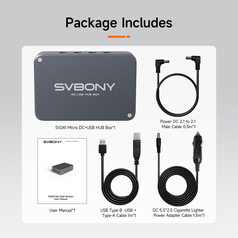 Svbony SV241 6 DC Uscite di Alimentazione USB Controllo Hub