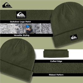 Quiksilver Men's Performer 2 Beanie, Nugget Gold, One Size