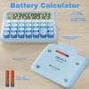 DECKLIT Mechanical Calculator 12 Digit, 5-Inch LCD Display, Battery Desk