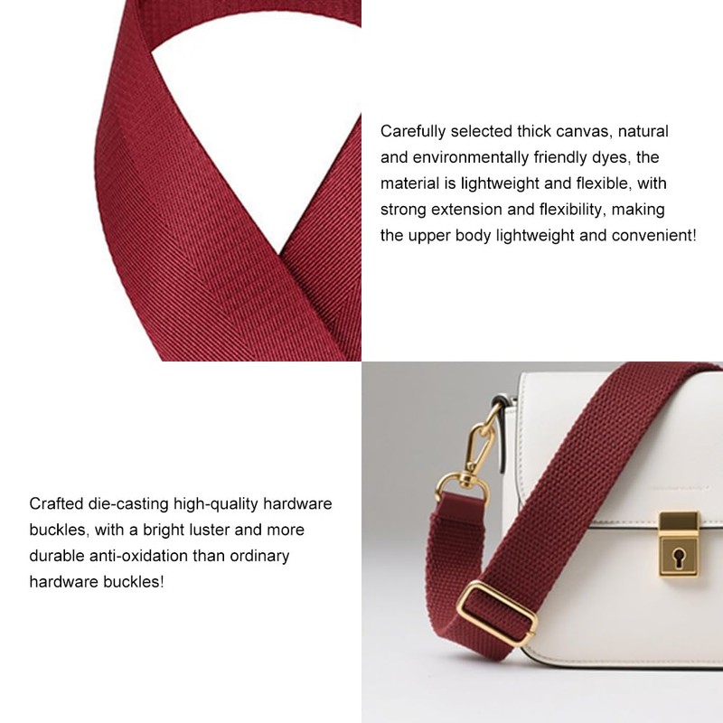 Aoktorkit 1 Pcs Universal Replacement Shoulder Strap, 5cm Wide Nylon