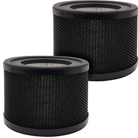 Fette Filter - True HEPA Replacement Filter, Compatible with TaoTronics TT-AP001 Air Purifier and VAVA VA-EE014 Air Purifier, 3-in-1 H13 Grade True HEPA 2-Pack