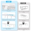 EAROND Cabinet Organizer Shelf,Metal Kitchen Counter Shelves,Expandable Cabinet Storage Shelf